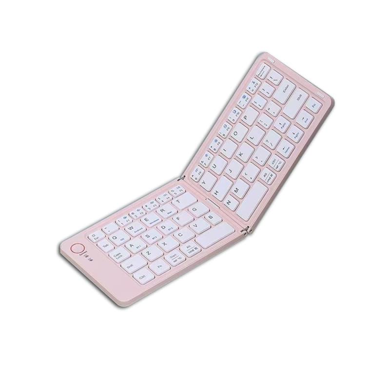 折りたたみキーボード【マルチペアリング ・3台】超軽量 Type-C充電式 ワイヤレス ブルートゥース ipad keyboard タブレット スマホ用 コンパクト 小型 携帯便利 英語配列 Windows iOS Android対応