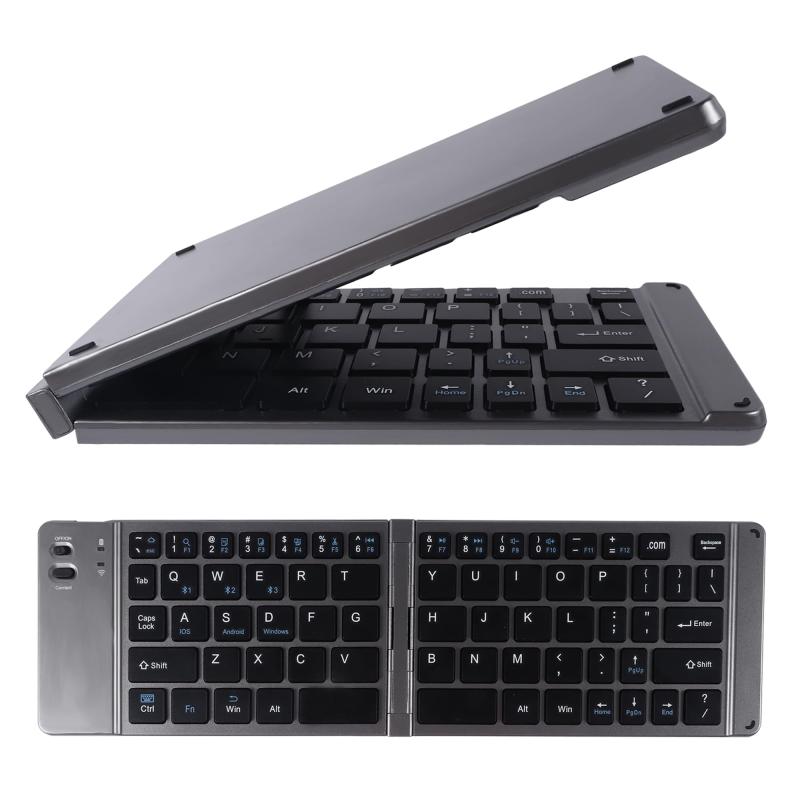 新型 Bluetoothキーボード 折りたたみ式 ワイヤレス キーボード タッチパッド搭載 ワンタッチ切替接続3台 Windows iOS Andriod対応 Type-C充電 ブルートゥース iPad/ノー/PC/パソコン/タブレット/スマホ