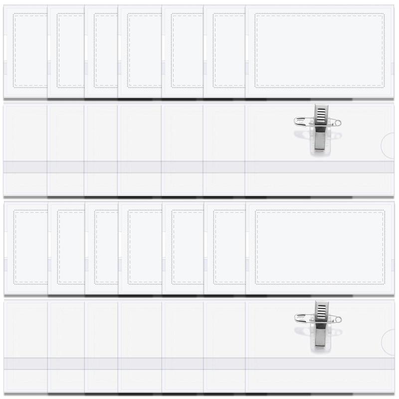 名刺ホルダー30枚セット 透明カラー