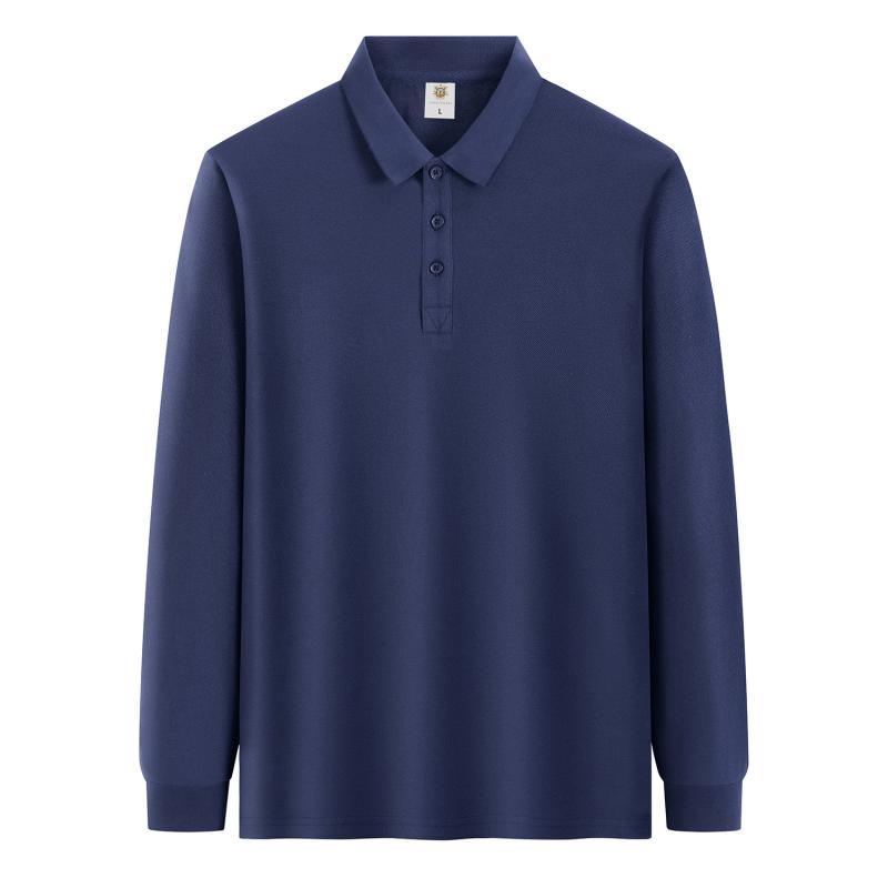 SINACOVA GOLF - 長袖 POLOシャツ メンズ レディース キッズ 精梳綿 100% コットン 純色 プリント ロゴ 広告 合体型 フィット 透気性 吸湿排汗 高弾性 耐摩耗 機械洗濯可 春秋 春夏 秋冬 運動 スタイル 休闲 都市 開衩 黒 緑 赤 白色 長袖 翻領 ポ