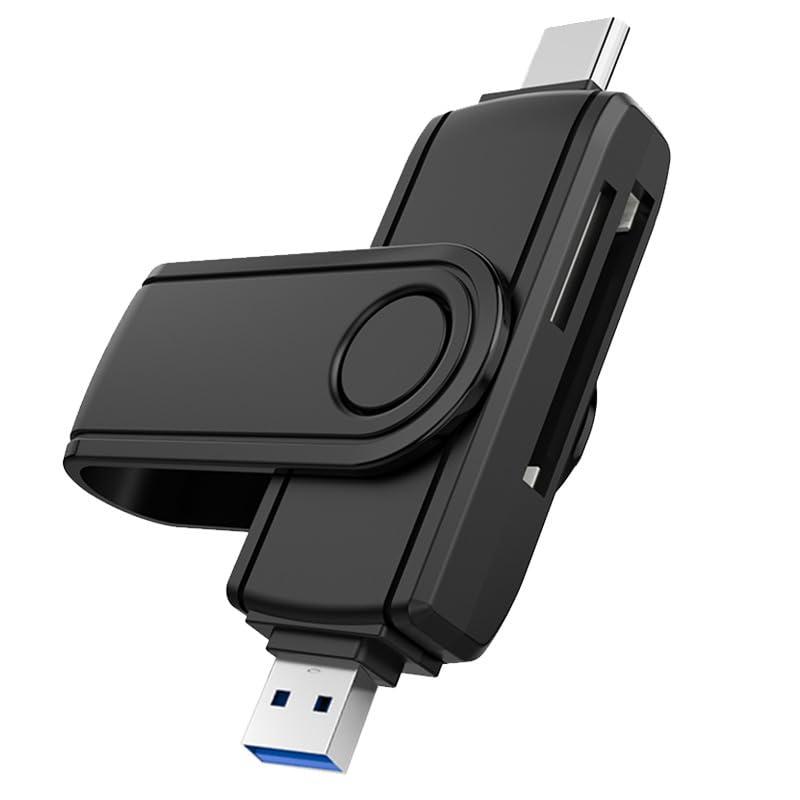 ~15 inches - Parishop SDカードリーダー【2-in-1】マイクロSDカードリーダー Type-C/USB 3.0 超高速転送 OTG対応 Android タブレット/スマホ/iPhone 17/16/15シリーズ/ Windows PC/Linux/MacB