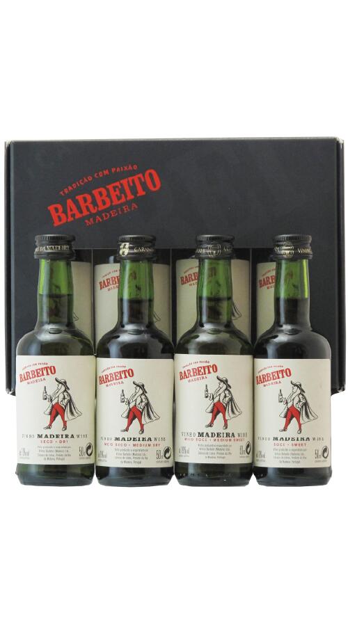 ヴィニョス バーベイト マデイラ ティンタ・ネグラ ミニボトル4種セット NV Vinhos Barbeito Madeira Tinta Negra mini bottles ポルトガルワイン/マデイラワイン/4本×50ml