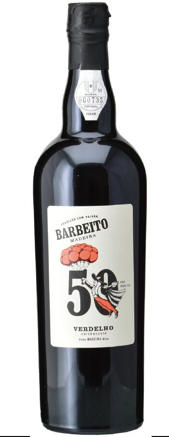 ヴィニョス バーベイト マデイラ ヴェルデーリョ 50年 アニヴェルサリオ Vinhos Barbeito Verdelho 50 Year Old - Aniversario ポルトガルワイン/マデイラワイン/中辛口/750ml