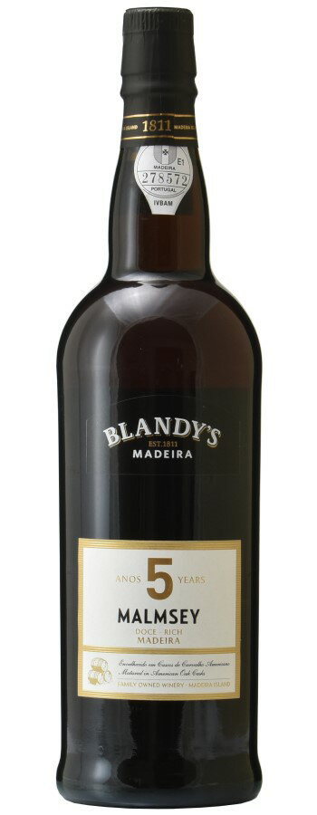 ブランディーズ マデイラ マルムジー 5年 Blandy's Madeira Malmsey 5 Year Old ポルトガルワイン/マデイラワイン マルヴァジア/甘口/750ml