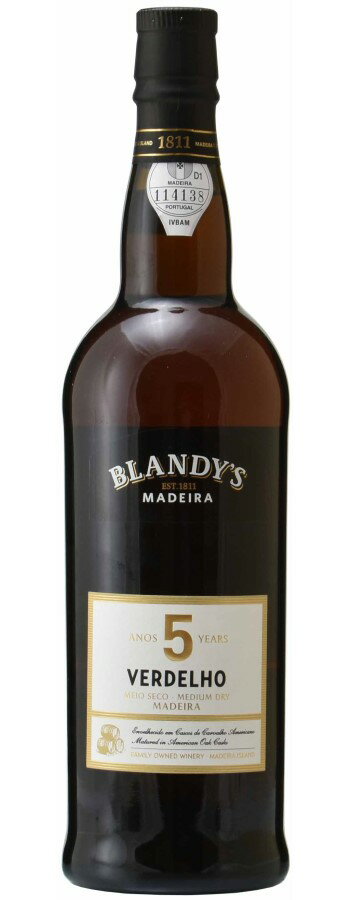 楽天直輸入ワイン ポントヴィーニョブランディーズ マデイラ ヴェルデーリョ 5年 Blandy's Madeira Verdelho 5 Year Old ポルトガルワイン/マデイラワイン/中辛口/750ml