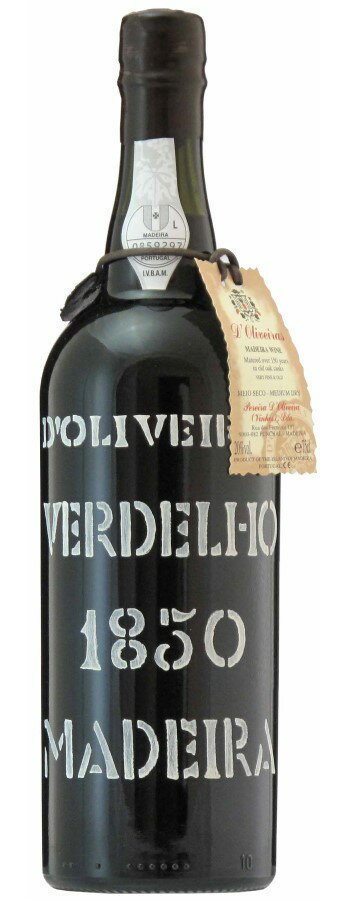 ペレイラ・ドリヴェイラ マデイラ ヴェルデーリョ 1850 Pereira D'Oliveira Madeira Verdelho ポルトガルワイン/マデイラワイン/中辛口/750ml