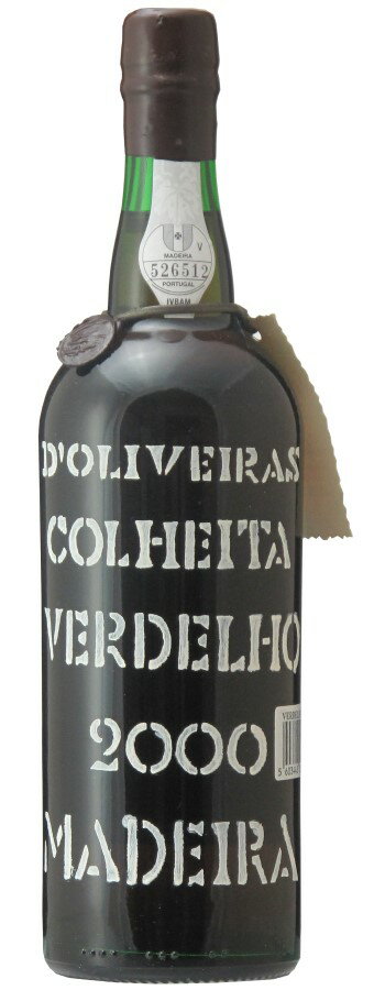 ペレイラ・ドリヴェイラ マデイラ ヴェルデーリョ 2000 Pereira D'Oliveira Madeira Verdelho ポルトガルワイン/マデイラワイン/中辛口/750ml