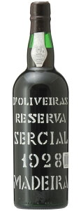 ペレイラ・ドリヴェイラ マデイラ セルシアル 1928 Pereira D'Oliveira Madeira Sercial ポルトガルワイン/マデイラワイン/辛口/750ml