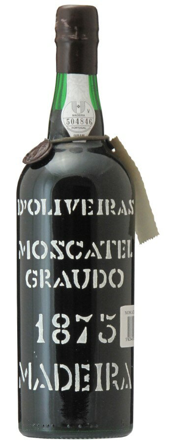 ペレイラ・ドリヴェイラ マデイラ モスカテル グラウ—ド 1875 Pereira D'Oliveira Madeira Moscatel Graudo ポルトガルワイン/マデイラワイン/甘口/750ml