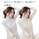 ハイネック 長袖 レディース カットソー ニット ト ネックカットソー ロンT インナートップス ップス 長袖カットソー 無地カットソー タートルネック 大きい...