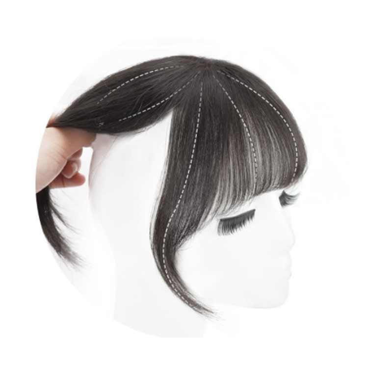 Pony Riverのアレンジ自由 自然 自然 ヘアーピース 送料無料 ウィッグ つむじ付き サイドあり ナチュラル ポイントウィッグ 人工毛 総手植え ダークブラウン デイリーウィッグ 便利 前髪ウィッグ ライトブラウン 部分ウィッグ jiafa-3192-gg 海外通販｜アングル2