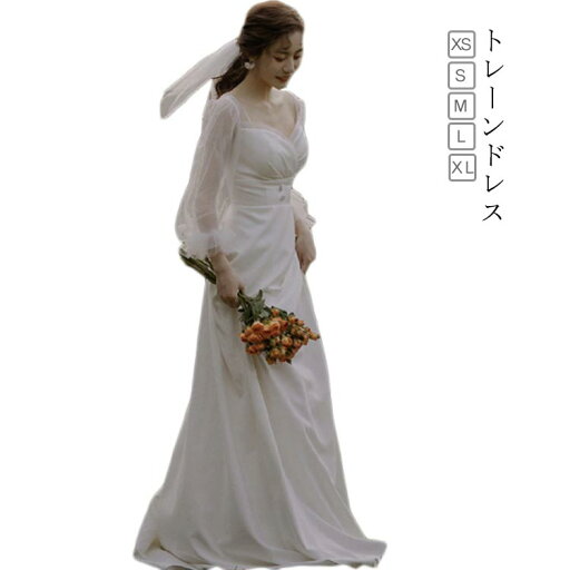 ワンピース ウェディングドレス ウェディング トレーンドレス 結婚式 ウェディングドレス 海外 挙式 ドレス トレーン付き ホワイト 長袖 ファスナータイプ Vネック aライン ウエディングドレス lifu-2894-gg 海外通販 ワンピース ウェディングドレス ウェディング トレーンドレス 結婚式 ウェディングドレス 海外 挙式 ドレス トレーン付き ホワイト 長袖 ファスナータイプ Vネック aライン ウエディングドレス lifu-2894-gg 海外通販
