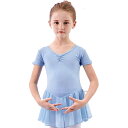 バレエ レオタード ballet用品 半袖 演出バレエ 子ども 練習着 バレエ発表会 バレエ形体服 女の子 可愛い ダンス服 新体操 レッスン ピンク パープル...