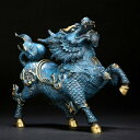 置物 銅製 麒麟 風水グッズ 風水 麒麟の置物 きりん キリン インテリア 開運グッズ 開運アイテム グッズ 玄関 リビング スピリチュアル プレゼント 贈り物...