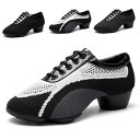 ダンススニーカー レディース カジュアル スニーカー ダンスシューズ 社交ダンスシューズ ジャズ 団体 通気性 チアダンス フィットネス ブラック チェック柄 ...