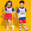 二点セット キッズダンス衣装 ヒップポップ ジャズT シャツ ハーフパンツ スカート 子供 女の子 男の子 ガールズ ジュニア スポーツ カジュアル 応援団 普段着 ダンスウェア 110~170CM WUDAO-147 海外通販
