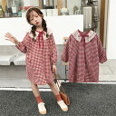 ワンピース キッズ 子供服 チェック かわいい 膝丈 レッド リボン 子供 ポッケト キッズドレス 子供ワンピース 子供ドレス 結婚式 発表会 ファッション 女の子 長袖 秋 秋物 通学 ガールズ ジュニア 卒業式 入園式 春 TZ-026 海外通販