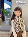 三点セット ベスト+シャツ+スカート キッズ 子供服 女の子 プレゼント ファッション きれいめ お嬢様風 結婚式 入学式 おしゃれ 女児 発表会 可愛い お出かけ パーティー 学生 チェック 100-140 TZ-1032 海外通販 3