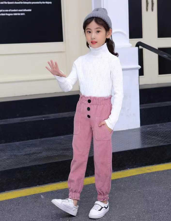乐天商城 - パンツ キッズ ロングパンツ 秋冬 ユニセックス ハイウエスト 長ズボン ゆったり 裏ボア 暖かい ウエストゴム 男の子 女の子 ポケット付き 送料無料 子供パンツ ワイドパンツ 裏起毛 シンプル アウトー ボトムス おしゃれ 普段着 tz-3071-gg 海外通販