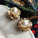 【2個セット】大粒パール ラウンド チャーム 丸 円 ピアス パーツ アクリル アクセサリーパーツ 素材 材料 ビーズ ピアス パーツ 部品 ボリューム 華やか...