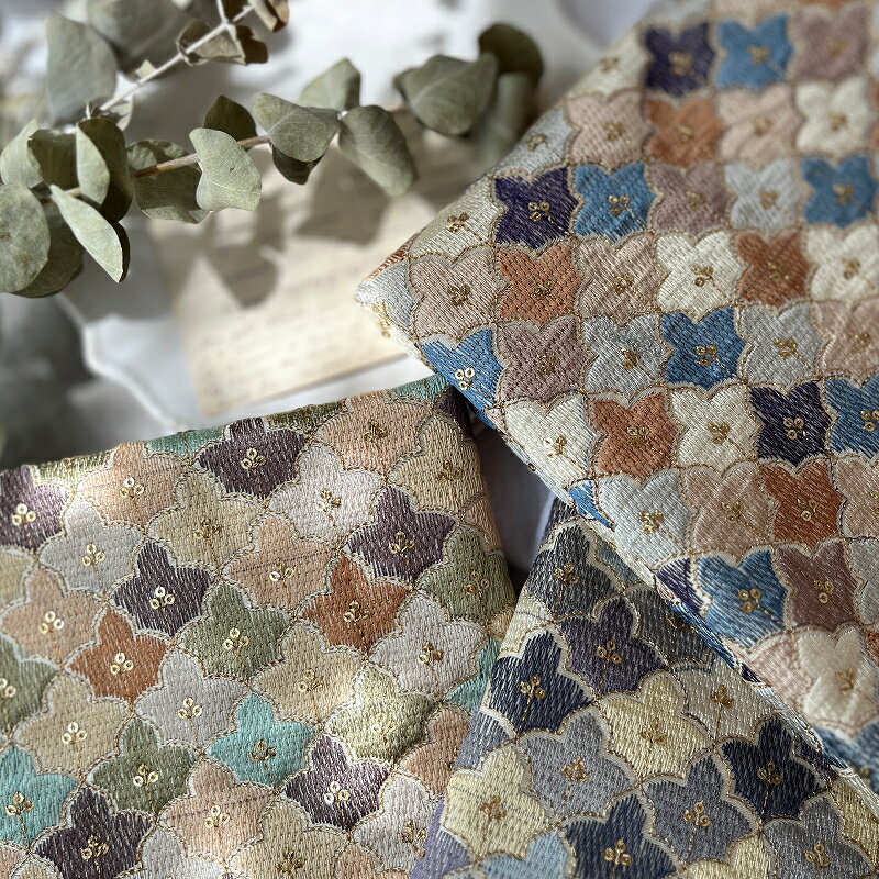 【30cm/60cm/90cm】インド刺繍生地　クロス　カット済み　ディスプレイ イベント 撮影小物 インテリア 雑貨 背景 インスタ 小物 作家　ハンドメイド　販売　什器 手芸 アクセサリー 材料 素カットクロス 　カット済み　ディスプレイ イベント 撮影小物