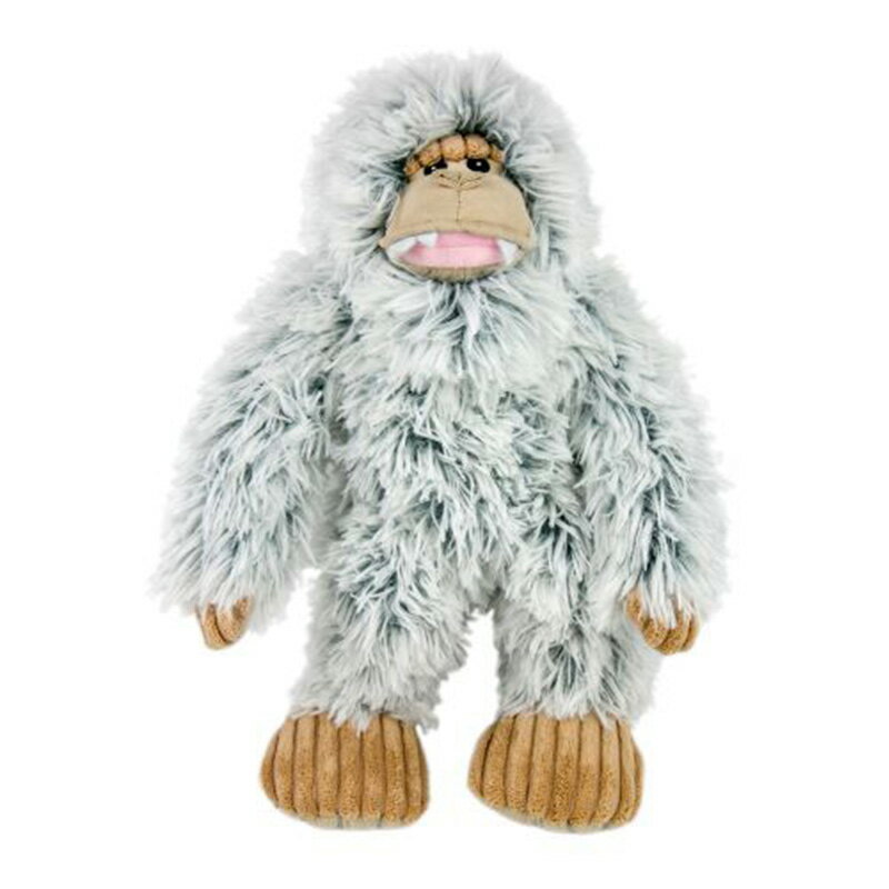 プラッシュ・トイ イエティ犬 おもちゃ ぬいぐるみ モフモフ スクイーカー入り ロープ入り 引っ張り遊びのサムネイル