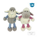 WILL DOG シープボーイ& シープガール犬 おもちゃ 軽量 ぬいぐるみ スクイーカー入り