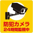 【平滑面用】防犯カメラ24時間監視中 フロアステッカー 3サイズ シール フロア 耐水 防水 床用 壁用 ピクトサイン ピクトマーク 看板 貼りやすい 屋内 屋外 足元 丈夫 フローリング 玄関 出入口