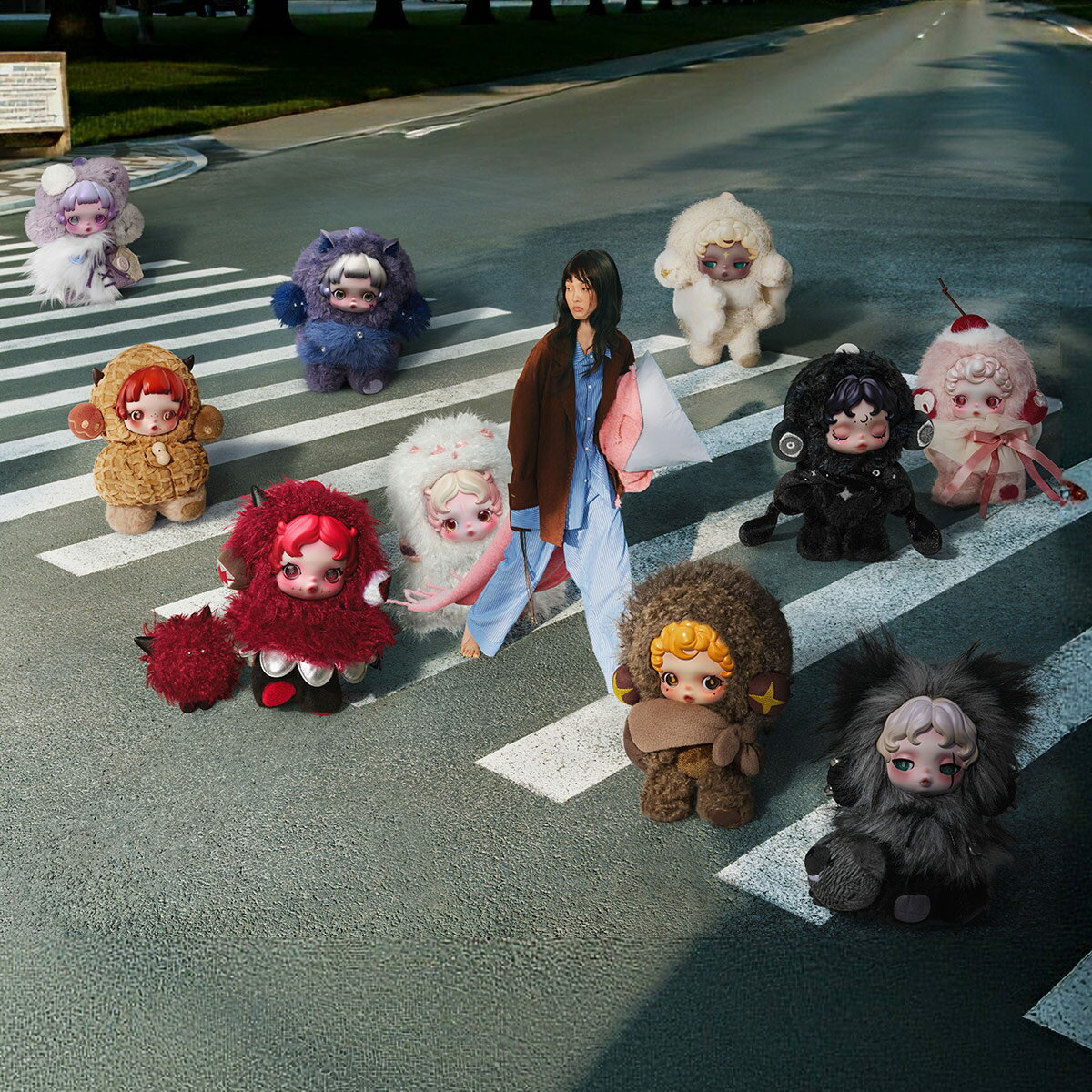 SKULLPANDA You Found Me! シリーズ ぬいぐるみペンダント 2