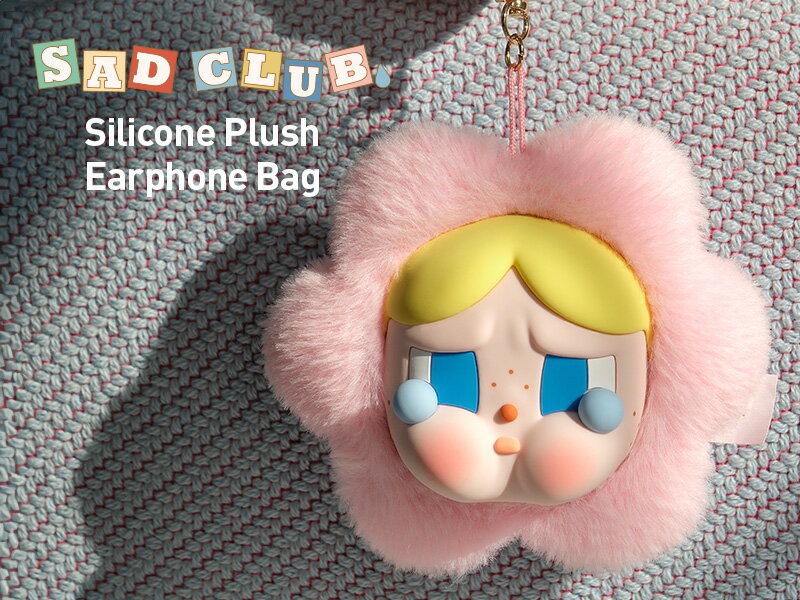 CRYBABY Sad Club ぬいぐるみイヤホンケースのサムネイル