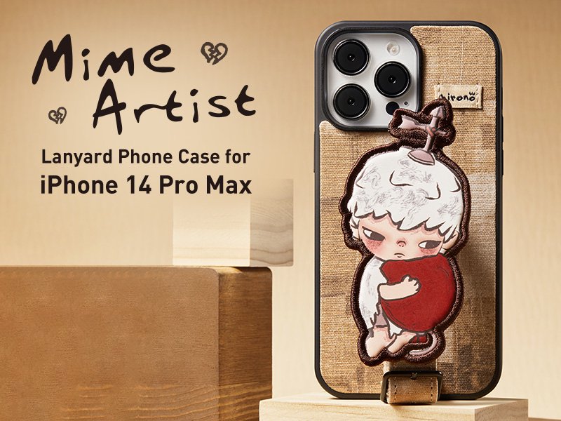 HIRONO Mime ハンドル付きiPhoneケース 14 Pro Max