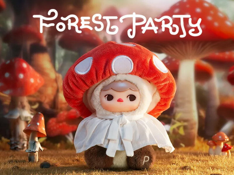 PUCKY Forest Party ぬいぐるみ シリーズ【ピース】のサムネイル