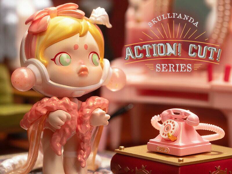 SKULLPANDA Action！ Cut！ シリーズ【ピース】のサムネイル