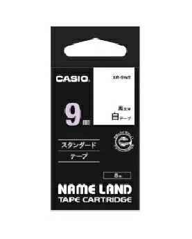 Rakuten - CASIO（カシオ） ネームランドテープ スタンダード9mm 4971850123422 XR-9WE