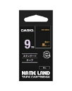 CASIO（カシオ） ネームランドテープ スタンダード9mm 4971850123521 XR-9BKG