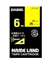 CASIO（カシオ） ネームランドテープ スタンダード6mm 4971850123590 XR-6YW