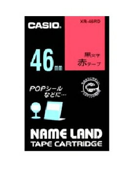 Casio （Nameland） - CASIO（カシオ） ネームランドテープ スタンダード46mm 4971850154570 XR-46RD