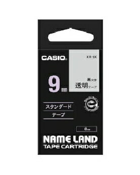 CASIO(カシオ) ネームランド透明テープ 9mm 4971850123439 XR-9X CASIO(カシオ) ネームランド透明テープ 9mm 4971850123439 XR-9X