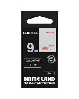 CASIO(カシオ) ネームランド透明テープ 9mm 4971850141679 XR-9XRD
