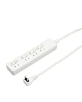 Rakuten - YAZAWA（ヤザワ） 4個口節電タップ1m ホワイト 4966307287185 H8S441WH [ホワイト]