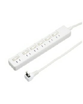 Rakuten - YAZAWA（ヤザワ） 6個口節電タップ1m ホワイト 4966307287345 H8S661WH [ホワイト]