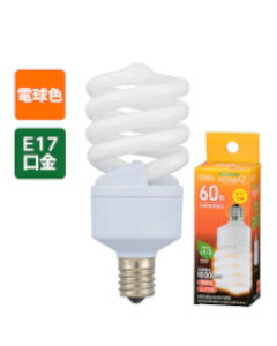 OHM（オーム電機） エコ電球（60形相当/810lm/電球色/E17） 4971275637740 EFD15EL/12-E17SPB