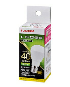 Rakuten - TOSHIBA（東芝） LED電球 40W形相当 昼白色 4580625138525 LDA4N-G-E17S40V2 [昼白色]