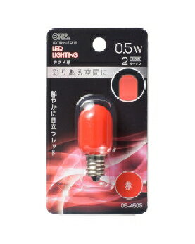 Rakuten - OHM（オーム電機） LEDナツメ球（装飾用/0.5W/2lm/赤色/T20/E12/レッド） 4971275646056 LDT1R-H-E12 13
