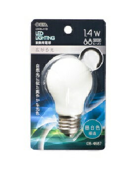 Rakuten - OHM（オーム電機） LED電球（装飾用/1.4W/88lm/昼白色/PS/E26） 4971275646872 LDA1N-H 13