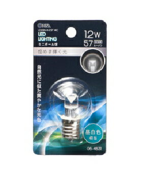 Rakuten - OHM（オーム電機） LEDミニボール球（装飾用/1.2W/57lm/クリア昼白色/G30/E17） 4971275646315 LDG1N-H-E17 14C