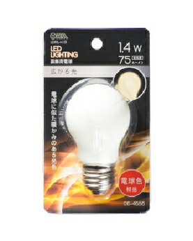OHM（オーム電機） LED電球（装飾用/1.4W/75lm/電球色/PS/E26） 4971275646865 LDA1L-H 13