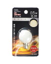 OHM（オーム電機） LEDミニボール球（装飾用/0.5W/15lm/電球色相当/G30/E12） 4971275646186 LDG1L-H-E12 13