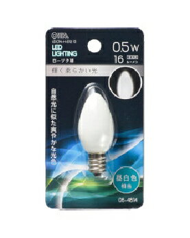 Rakuten - OHM（オーム電機） LEDローソク球（装飾用/0.5W/16lm/昼白色相当/C7/E12） 4971275646148 LDC1N-H-E12 13