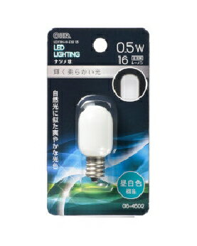 OHM（オーム電機） LEDナツメ球（装飾用/0.5W/16lm/昼白色相当/T20/E12） 4971275646025 LDT1N-H-E12 13(3)